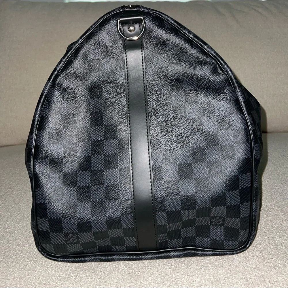 LIKE NEW Louis Vuitton ✩ Keepall Bandoulière 55 in Damier Graphite